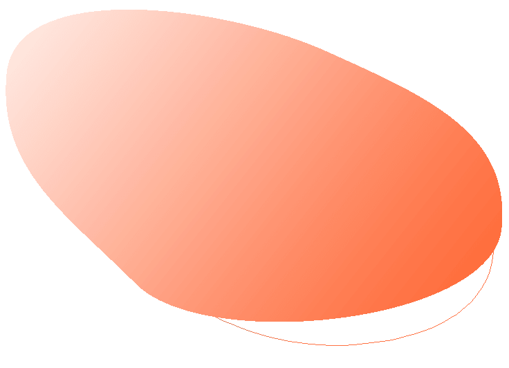 oval orange